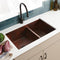 Cocina Duet Copper Kitchen Sink