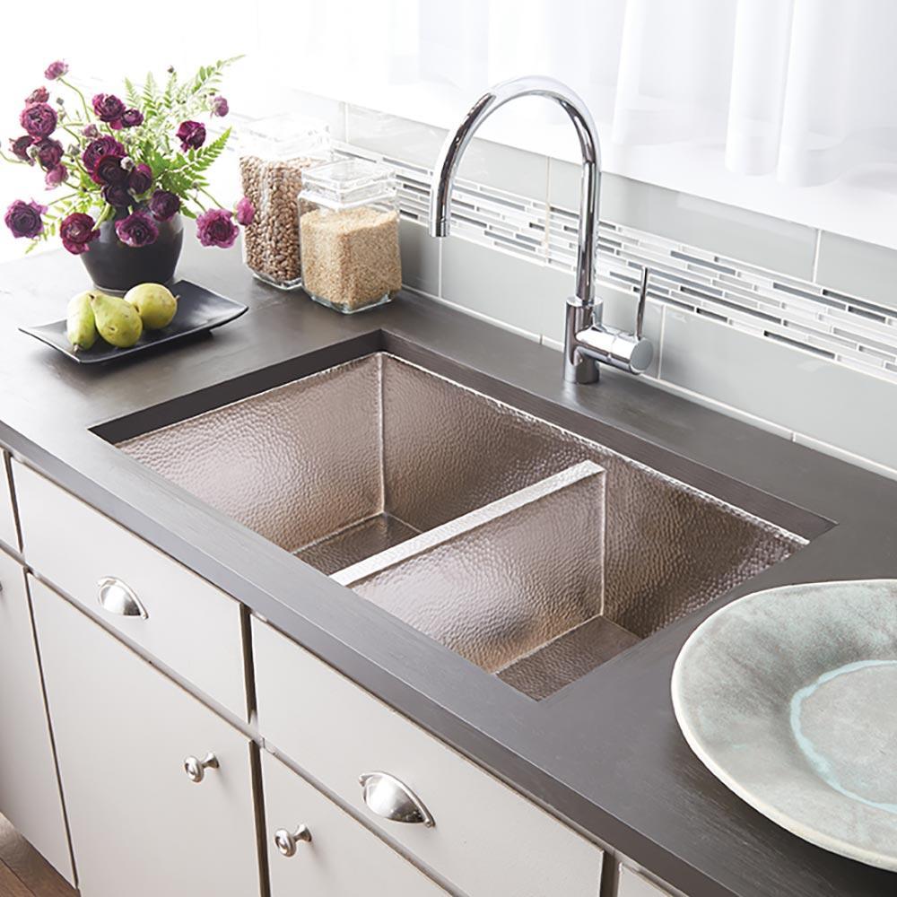 Cocina Duet Copper Kitchen Sink