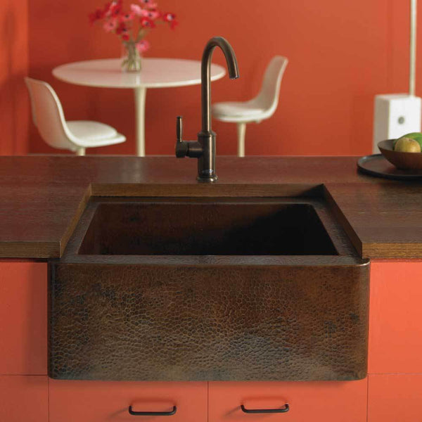 Farmhouse 25 Copper Kitchen Sink
