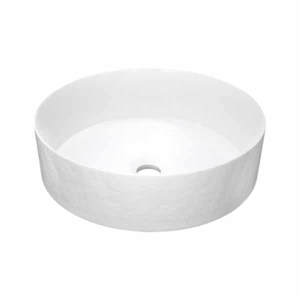 Positano Bianco Series Murano Glass Vessel Sink