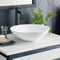 Verona Bianco Series Murano Glass Vessel Sink