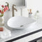 Sorrento Bianco Series Murano Glass Vessel Sink